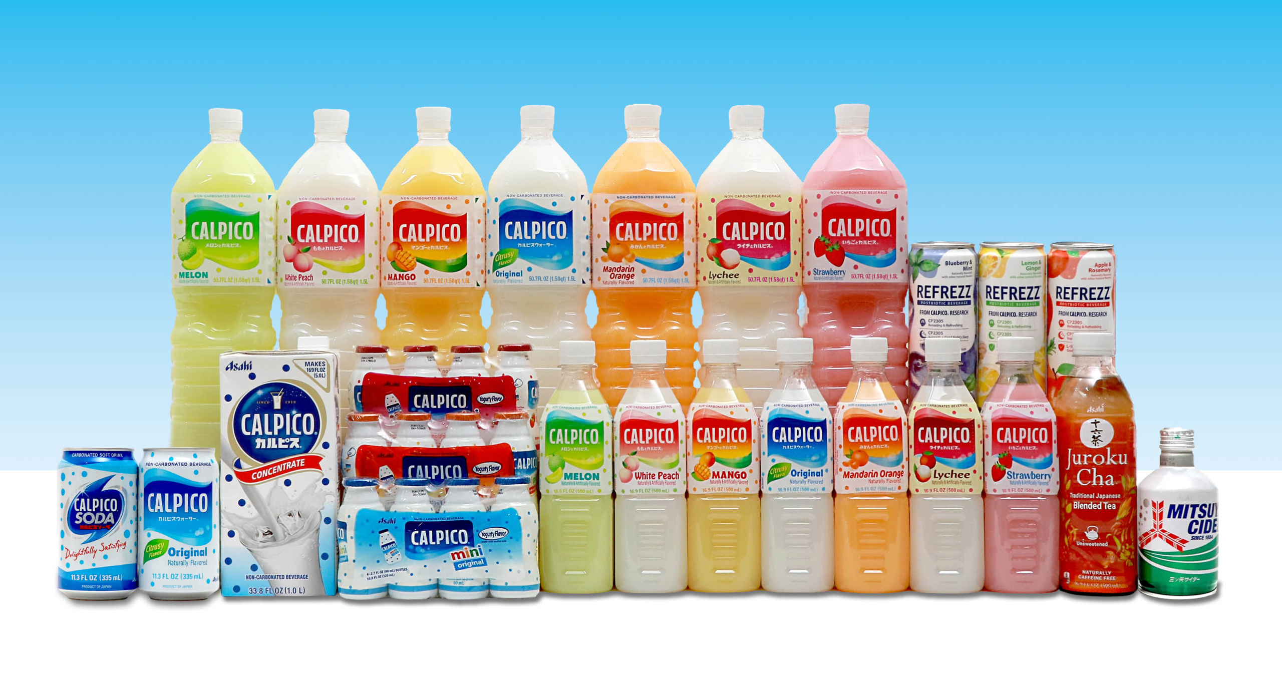 Calpico & Asahi Beverage Products