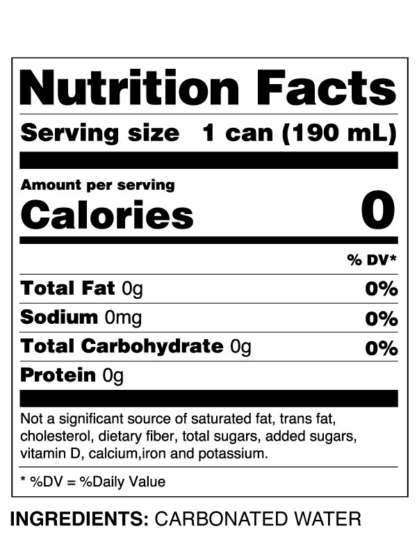Mitsuya Cider Nutrition Fact